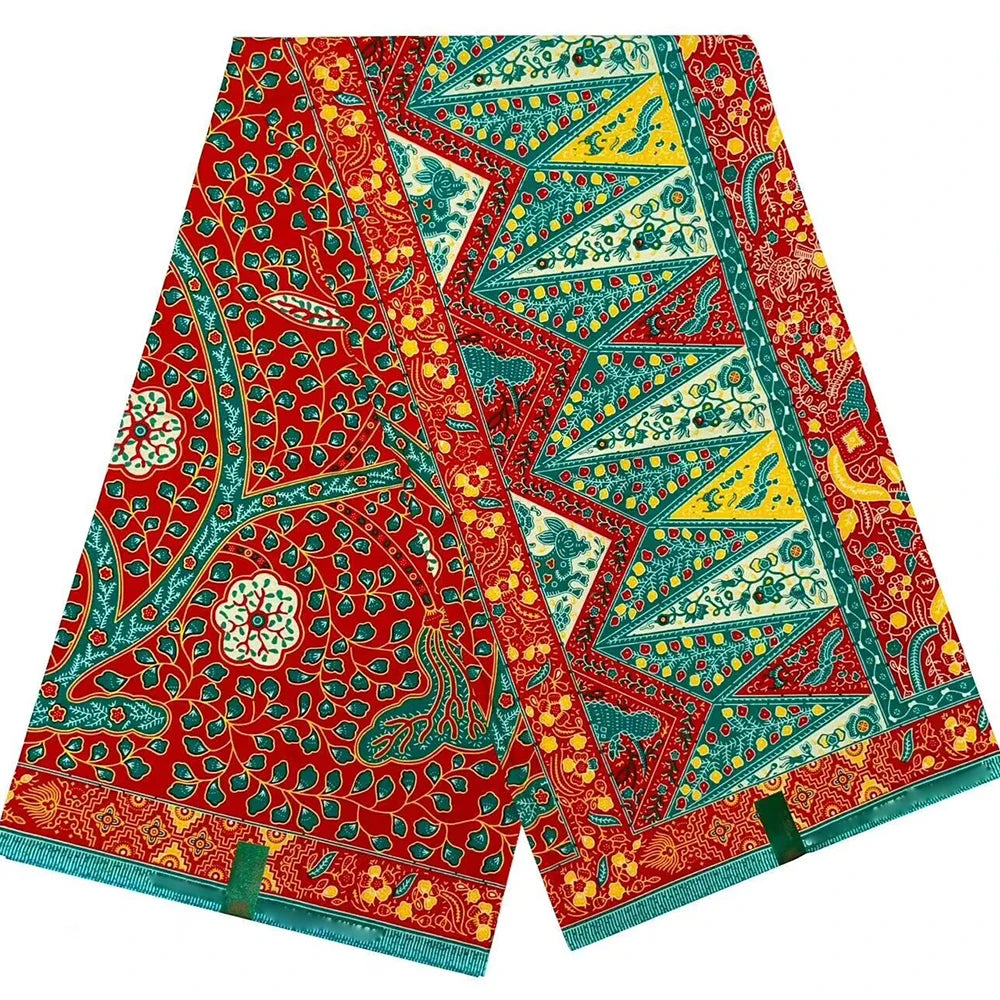 2025 nouveau arrivé tissu de cire africaine 100% coton 6 Yards haute qualité impressions de cire africaine Ankara cire véritable Nigeria cire Pagne robe