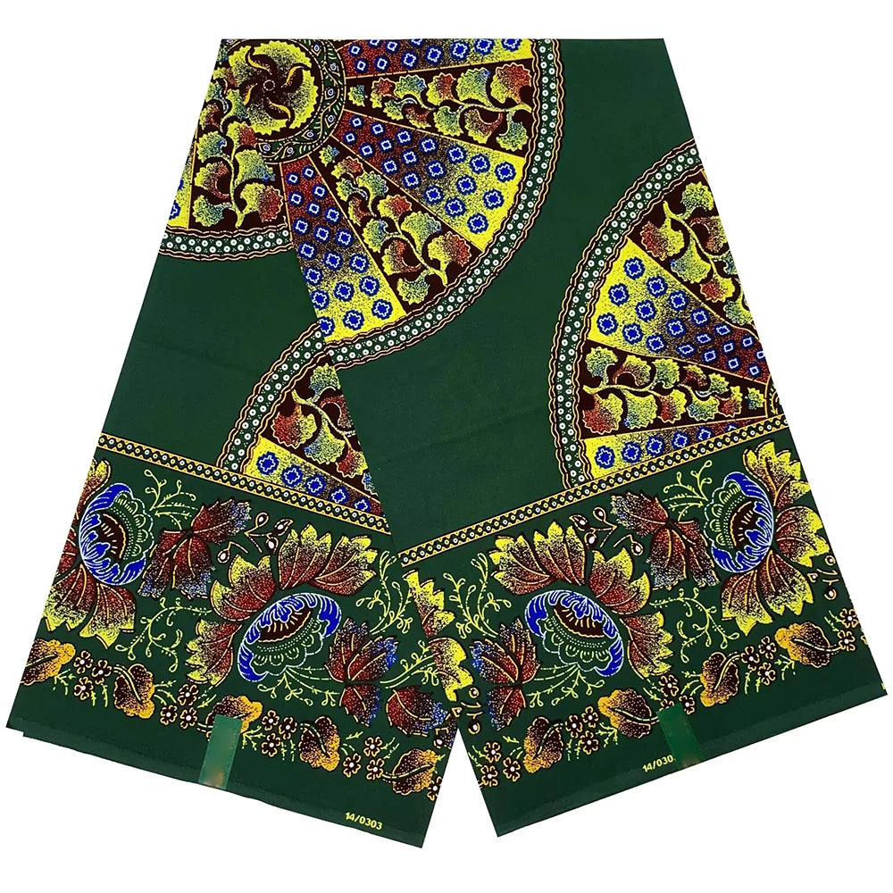 2025 nouveau arrivé tissu de cire africaine 100% coton 6 Yards haute qualité impressions de cire africaine Ankara cire véritable Nigeria cire Pagne robe