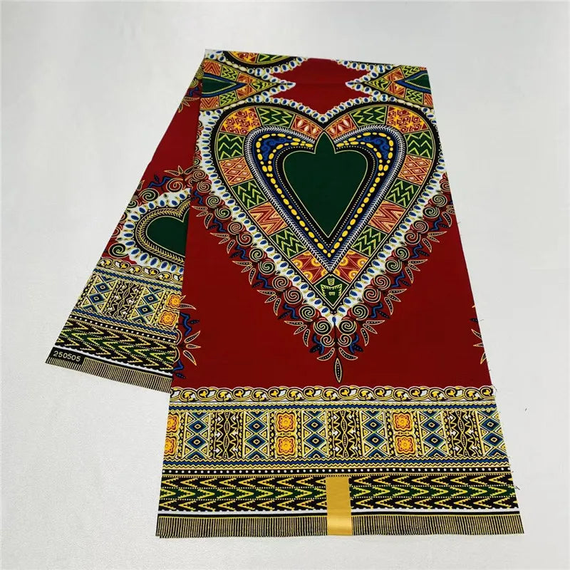 Tissu imprimé africain Ankara 100% coton, 6 Yards, véritable cire originale garantie