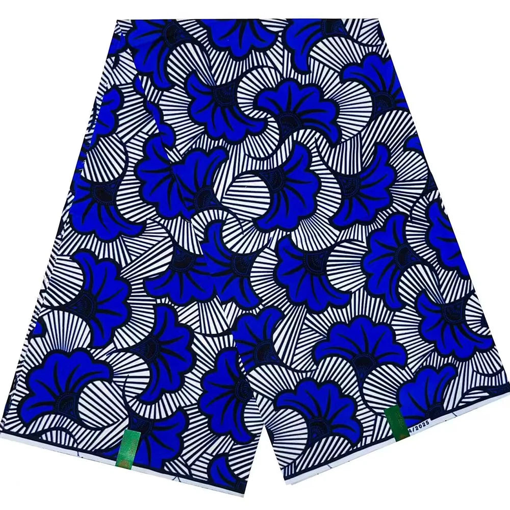 2025 nouveau arrivé tissu de cire africaine 100% coton 6 Yards haute qualité impressions de cire africaine Ankara cire véritable Nigeria cire Pagne robe