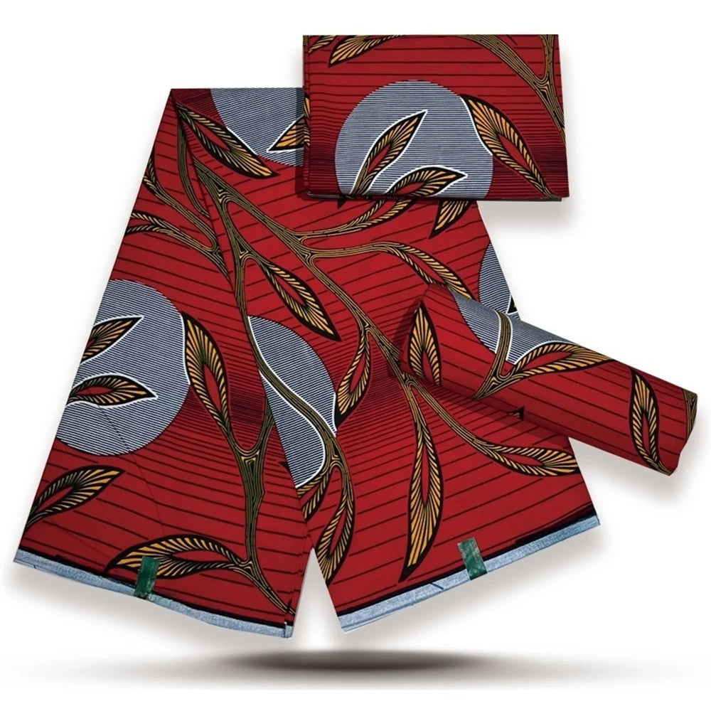 6 Yards cire africaine 100% coton cire imprime Tissu haute qualité cire Tissu pour les femmes robe