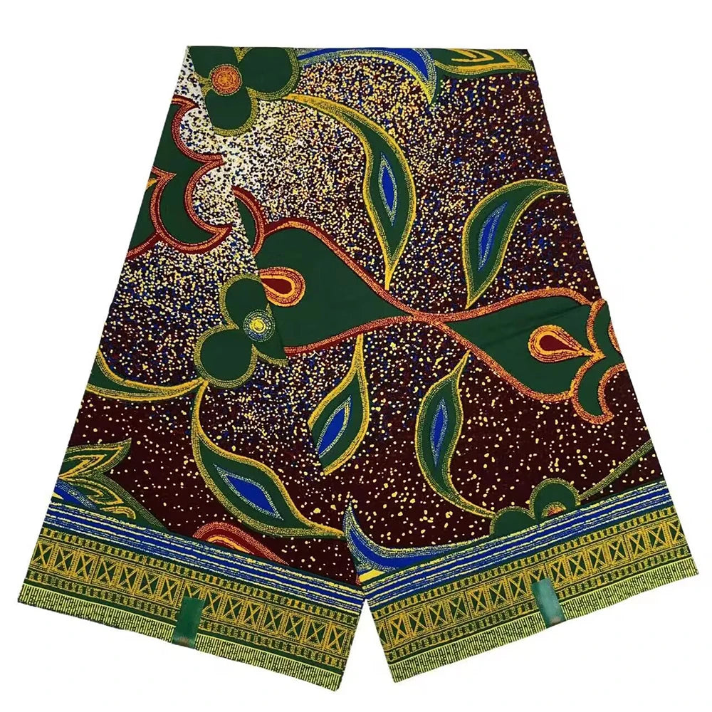 2025 nouveau arrivé tissu de cire africaine 100% coton 6 Yards haute qualité impressions de cire africaine Ankara cire véritable Nigeria cire Pagne robe